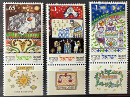 ISRAEL - MNH** - 1991 -  # 1198/1200 - Unused Stamps (with Tabs)