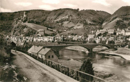 73140576 Cochem Mosel Uferweg An Der Mosel Blick Zur Reichsburg Cochem Mosel - Cochem