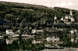 73140538 Zwingenberg Neckar Uferpartie Am Neckar Blick Zum Schloss Zwingenberg N - Sonstige & Ohne Zuordnung