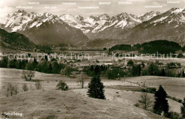 73140496 Schoellang Landschaftspanorama Mit Allgaeuer Hochgebirgskette Schoellan - Oberstdorf