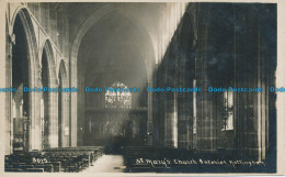 R049884 St. Marys Church Interior. Nottingham. Kingsway. RP. 1907 - World