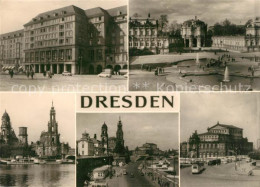 73140194 Dresden Teilansichten Innenstadt Platz Kirchen Elbe Dampfer Dresden - Dresden