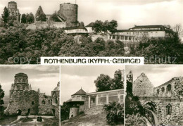 73140193 Rothenburg Kyffhaeuser Burgruine Mit Bismarckturm Berggaststaette Rothe - Other & Unclassified