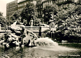 73140186 Duesseldorf Tritonengruppe Brunnen Duesseldorf - Düsseldorf