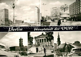 73140166 Berlin Alexanderplatz Uraniasaeule Weltzeituhr Haus Des Lehrers Rathaus - Andere & Zonder Classificatie