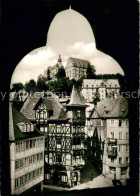 73140143 Marburg Lahn Markt Mit Landgrafenschloss Marburg Lahn - Marburg