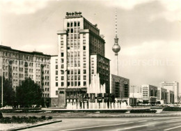 73139602 Berlin Strausberger Platz Mit Blick Zum Funkturm Hauptstadt Der DDR Ber - Andere & Zonder Classificatie