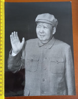 #21   LARGE PHOTO -  CHINA CHINE LEADER MAO TSE TOUNG - Célébrités
