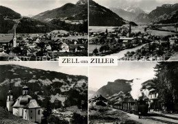 73139250 Zell Ziller Tirol Kirche Eisenbahn Zell Ziller Tirol - Altri & Non Classificati