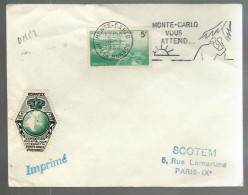 80198 - "MONTE  CARLO VOUS ATTEND..." - Lettres & Documents