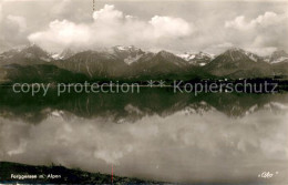 73138752 Forggensee Schwangau Panorama Blick Ueber Den See Zu Den Alpen Wassersp - Altri & Non Classificati