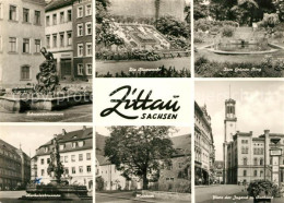 73138606 Zittau Platz Der Jugend Rathaus Museum Blumenuhr Zittau - Zittau