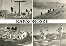 73136763 Karkonosze Winter Im Riesengebirge Wintersport Skifahrer Karkonosze - Poland