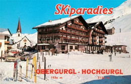 73131767 Obergurgl Soelden Tirol Ortsmotiv Mit Hotel Und Kirche Schiparadies Win - Andere & Zonder Classificatie