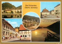 73129633 Bad Schandau Markt Poststrasse Dampferanlegestelle Bad Schandau - Bad Schandau