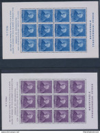 1942 SVIZZERA - Bureau International D'Education - Francobolli Di Servizio - 4 Minifogli Di 12 Val - Père Girard - MNH* - Altri & Non Classificati