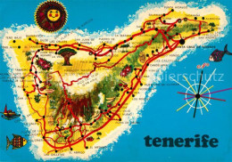 73129512 Tenerife Landkarte  Tenerife - Altri & Non Classificati