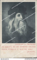 As360 Cartolina Leonardo Signore Di Verita' D'annunzio - Artistes