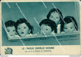 Al694 Cartolina Personaggi Famosi Le Cinque Gemelle Dionne - Künstler