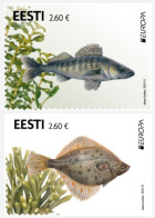 Estonia.2024.Europa CEPT.Underwater Fauna And Flora.2 V. ** . - Poissons