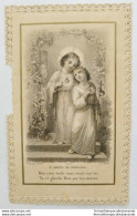 Bm66 Antico Santino Merlettato  Holy Card L'adieu Au Bercail - Devotion Images