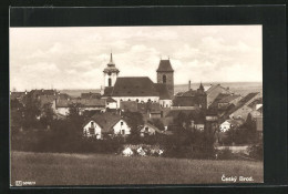AK Ceský Brod, Kirche Im Ortsbild  - Tchéquie