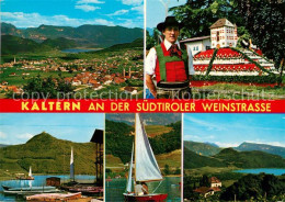 73127580 Kaltern Weinstrasse Tirol Landschaftspanorama Kalterer See Seglerhafen  - Altri & Non Classificati