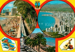 73127550 Benidorm Strand Promenade Kuestenpanorama Benidorm - Otros & Sin Clasificación