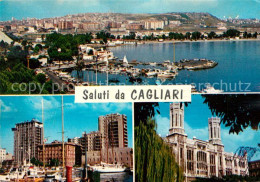 73127541 Cagliari Panorama Hafen Rathaus Cagliari - Andere & Zonder Classificatie