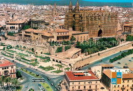 73127519 Palma De Mallorca Catedral Y Huerto Del Rey Vista Aerea Palma De Mallor - Sonstige & Ohne Zuordnung