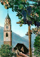 73127368 Meran Merano Motiv Mit Kirchturm Meran Merano - Sonstige & Ohne Zuordnung