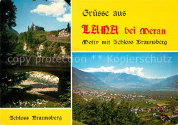 73127366 Lana Meran Schloss Braunsberg Panorama Val D Adige Alpen Lana Meran - Autres & Non Classés