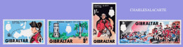 GIBRALTAR 1967  Q.E. II  GENERAL ELIOTT ANNIVERSARY  S.G. 219-222  U.M. - Gibraltar