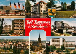 73126017 Bad Rappenau Kurhaus Kurklinik Wasserschloss Rathaus Kirche Bad Rappena - Bad Rappenau