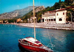 73125393 Torbole Lago Di Garda Hotel Ristorante Paradiso Segelboot Torbole Sul G - Andere & Zonder Classificatie