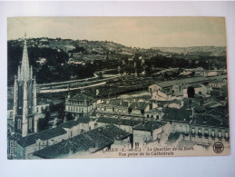 Agen, Quartier De La Gare, Vue Prise De La Cathédrale. Carte Inédite (13801) - Agen