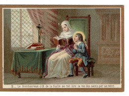 IMAGE RELIGIEUSE - CANIVET :  2 Portrait Du Bienheureux Jean Baptiste De La Salle , Imp. Petithenry - France . - Godsdienst & Esoterisme