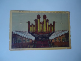 UNITED STATES   POSTCARDS  CHOIR AND ORGAN MORMON  MORE  PURHRSAPS 10% DISCOUNT - Sonstige & Ohne Zuordnung