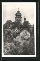 AK Skalsko, Ortspartie An Der Kirche  - Tchéquie