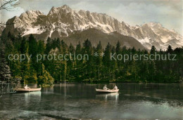 73123646 Badersee Mit Waxensteine Zugspitze Wettersteingebirge Badersee - Altri & Non Classificati