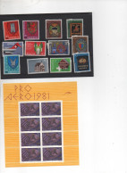 Lot Mai A: Timbres Suisse Neufs Sans Charnieres - Neufs