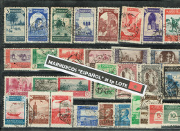 MARROC MARRUECOS  LOTE T.P. 31 SELLOS LOTE A - Maroc (1956-...)