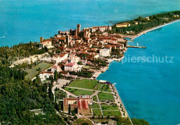 73120019 Sirmione Lago Di Garda Fliegeraufnahme Terme Sirmione Lago Di Garda - Andere & Zonder Classificatie