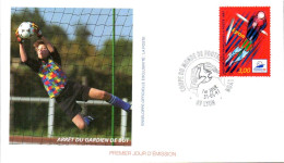 FDC  1996 FOOTBALL FRANCE 98 - ARRET DU GARDIEN - 1990-1999