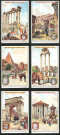 6 Sammelbilder Liebig, Serie Nr.: 564, Monuments De L`Ancienne Rome, Temple De Vesta, Arc De Triomphe De Titus, Cestius  - Liebig