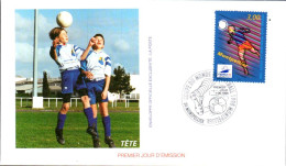 FDC  1996 FOOTBALL FRANCE 98 - TETE - 1990-1999