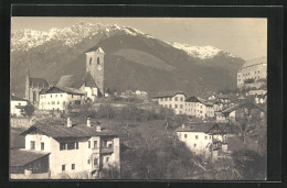 Cartolina Schenna, Ortsansicht Mit Kirche  - Otros & Sin Clasificación