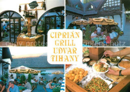 73117988 Tihany Ciprian Grill Udvar Tihany - Hongrie