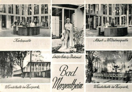 73117032 Bad Mergentheim Karlsquelle Schaefer-Gehrig-Denkmal Wandelhalle Kurpark - Bad Mergentheim
