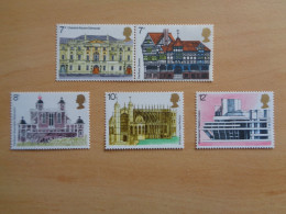 Grande Bretagne Great Britain Edimbourg Chester Greenwich Church Saint George Londre Théâtre Architecture 1975 Neuf - Unused Stamps